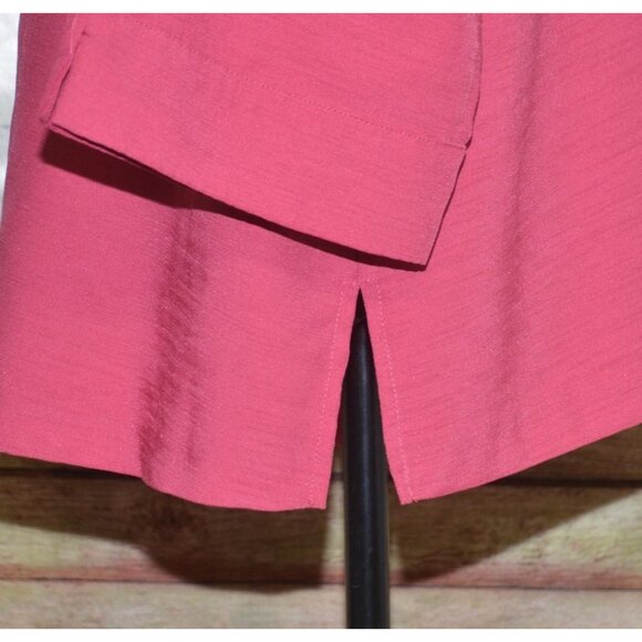 Alfred Dunner Womens Pink Button Up 3/4 Sleeve Blouse Top Plus Size 20W Career - Picture 5 of 9